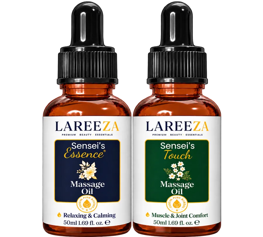 Lareeza Sensei's Essence + Touch massage oil bundle